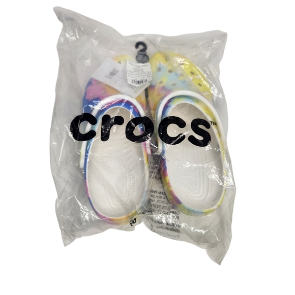 CROCS Classic Tie Dye Graphic Clog - Picture 2 of 5